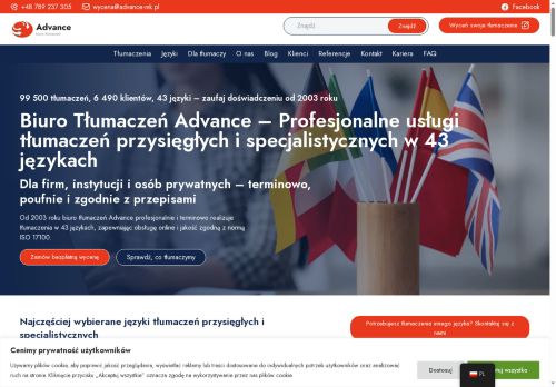 Biuro Tłumaczeń Advance tłumaczenia przysięgłe, pisemne, ustne Biuro Tłumaczeń Advance tłumaczenia przysięgłe, pisemne, ustne