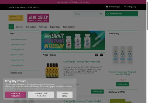 Aloe Sklep - Aloes Forever - Sklep Forever Living Products Aloe Sklep - Aloes Forever - Sklep Forever Living Products
