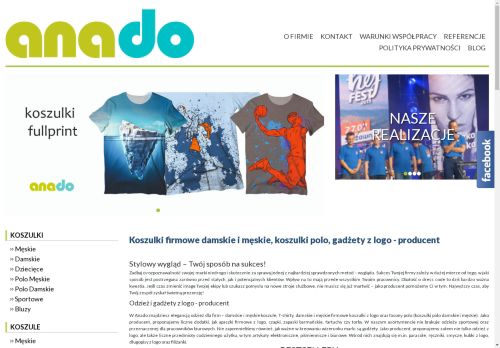Anado produkcja ubrań Anado produkcja ubrań