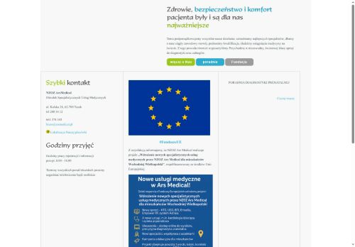 Niepubliczny Zakład Opieki Zdrowotnej Ars Medical Niepubliczny Zakład Opieki Zdrowotnej Ars Medical