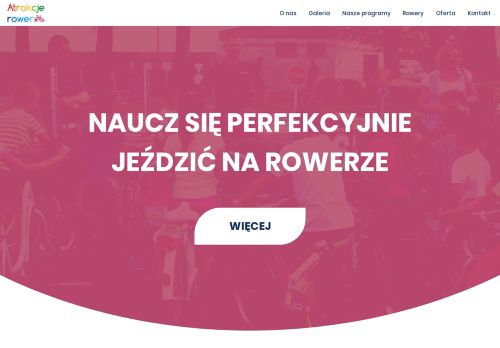 Atrakcje rowerowe to m.in.: akademia rowerowa oraz wynajem rowerów Atrakcje rowerowe to m.in.: akademia rowerowa oraz wynajem rowerów