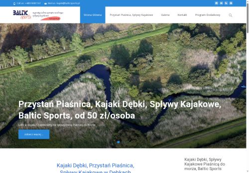Kajaki Dębki, Spływy Kajakowe Balticsports Kajaki Dębki, Spływy Kajakowe Balticsports