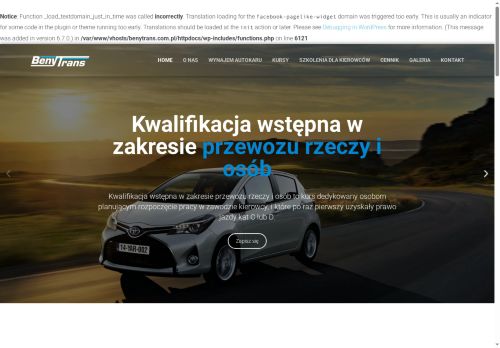 Nauka jazdy BenyTrans Nauka jazdy BenyTrans