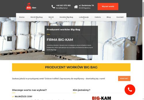 Worki big bag z Big Kam Worki big bag z Big Kam