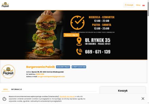 Burgerownia Paśnik burgery Ostrów Wielkopolski Burgerownia Paśnik burgery Ostrów Wielkopolski