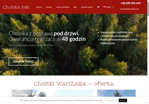 Choinki z dostawą Choinki z dostawą