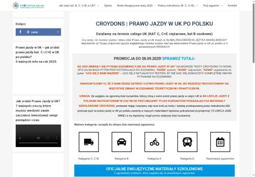 Croydons oferuje Prawo Jazdy w UK Croydons oferuje Prawo Jazdy w UK