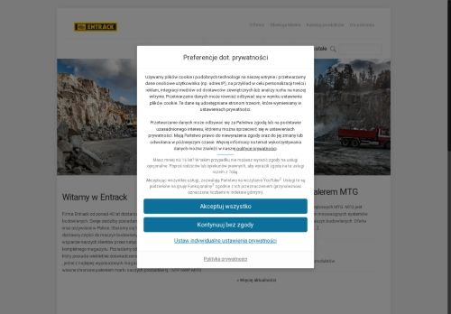 Entrack części do maszyn Entrack części do maszyn