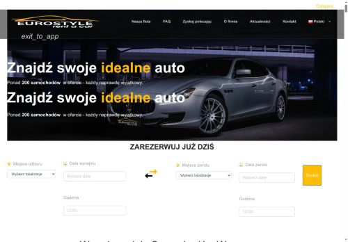 Wypożyczalnia samochodów Warszawa Samochody Sportowe Luksusowe Wypożyczalnia samochodów Warszawa Samochody Sportowe Luksusowe