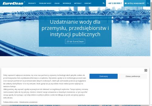 EuroClean Polska. Producent urządzeń do uzdatniania wody. EuroClean Polska. Producent urządzeń do uzdatniania wody.