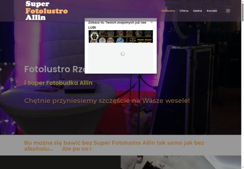 Fotolustro Allin na wesele i Super Fotobudka Allin na Podkarpaciu Fotolustro Allin na wesele i Super Fotobudka Allin na Podkarpaciu