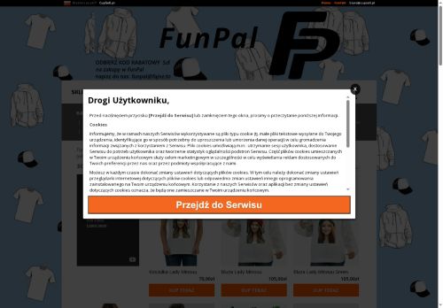 Sklep z koszulkami FUNPAL Sklep z koszulkami FUNPAL
