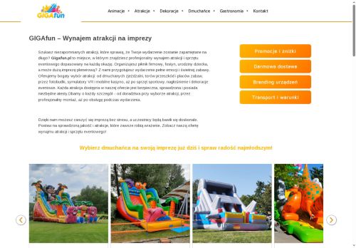 GigaFun wynajem atrakcji na eventy GigaFun wynajem atrakcji na eventy
