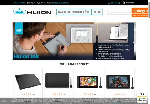 Tablety graficzne Huion Tablety graficzne Huion
