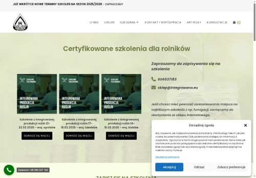 Doradztwo rolnicze, szkolenia Doradztwo rolnicze, szkolenia