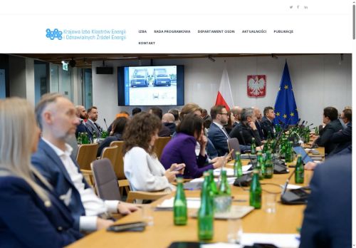 Krajowa Izba Klastrów Energii Krajowa Izba Klastrów Energii
