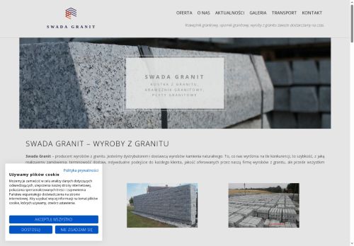 Płyty granitowe cięte na wymiar Płyty granitowe cięte na wymiar