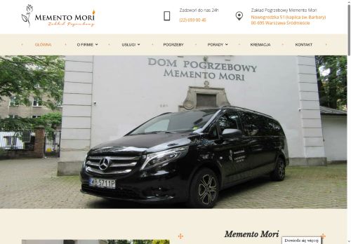 Memento Mori, Pogrzeby Warszawa Memento Mori, Pogrzeby Warszawa