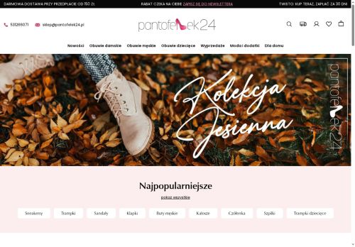 Sklep z tanimi butami Pantofelek24 Sklep z tanimi butami Pantofelek24