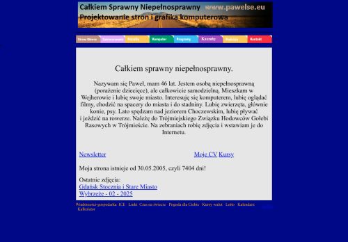 Całkiem sprawny niepełnosprawny. Całkiem sprawny niepełnosprawny.