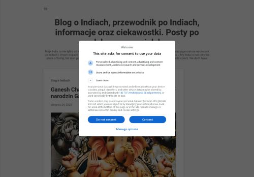 Blog o Indiach Blog o Indiach
