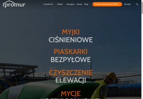 Promur - specjaliści od mycia ciśnieniowego oraz hydropiaskowania Promur - specjaliści od mycia ciśnieniowego oraz hydropiaskowania