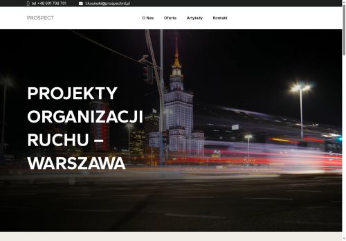Projekty organizacji ruchu Projekty organizacji ruchu