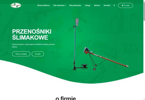 Przenośniki ślimakowe Przenośniki ślimakowe