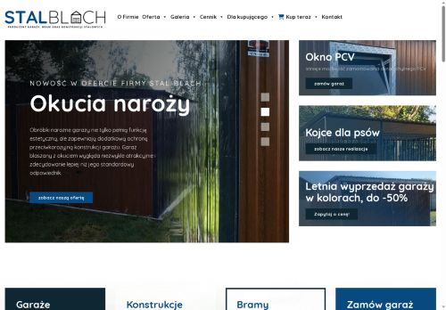 Stal Blach. Producent garaży i wiat blaszanych Stal Blach. Producent garaży i wiat blaszanych