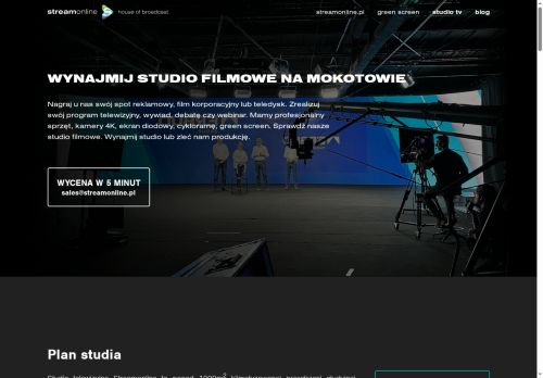 Studio Streamonline studio filmowe Warszawa Studio Streamonline studio filmowe Warszawa