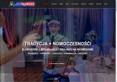 Dj Wodzirej, grający na akordeonie i śpiewający, nowość Dj Wodzirej, grający na akordeonie i śpiewający, nowość