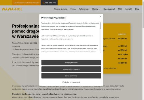 Pomoc Drogowa WawaHol Pomoc Drogowa WawaHol