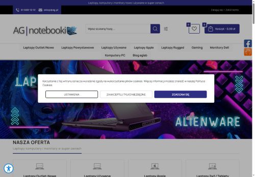 Ag notebooki Laptopy używane i nowe, laptopy do gier