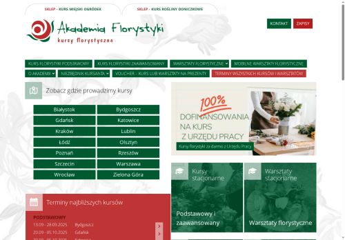Florystyka Kurs florystyki podstawowy