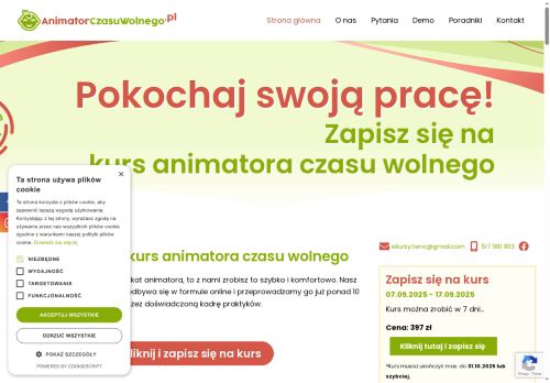 Kurs animatora dla dzieci