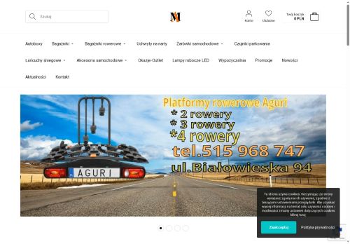 Auto Solutions bagażniki dachowe i oświetlenie