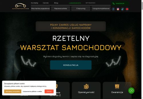 AutoPerformance warsztat samochodowy Warszawa