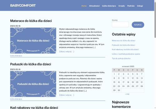 BabyComfort - łóżka dziecięce