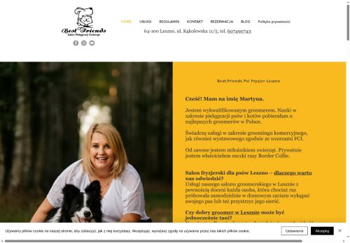 Best friends psi fryzjer w Lesznie