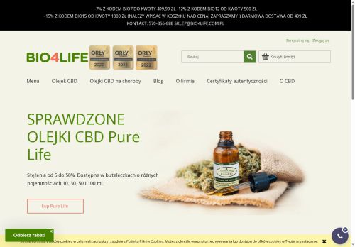 Bio4life oleje konopne