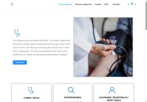 Blog wybitnego reumatologa Jarosława Niebrzydowskiego