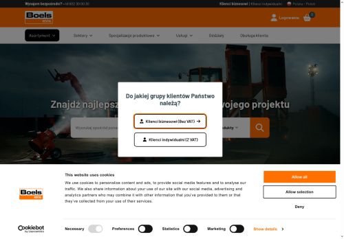 Boels Rental wynajmem maszyn i narzędzi