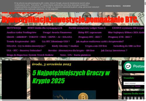 Kryptowaluty inwestycje dywersyfikacja