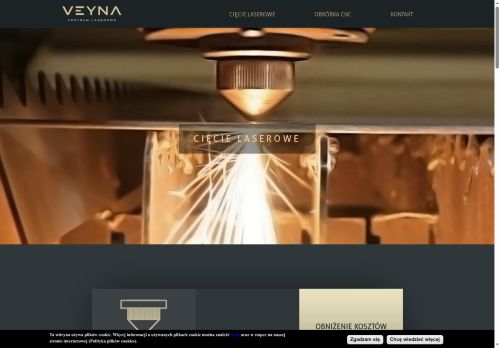 Centrum Laserowe Veyna precyzyjne cięcie laserem.