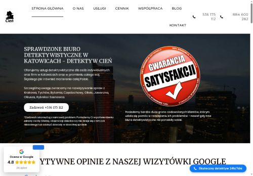 Detektyw Cień Katowie