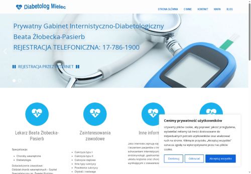 Poradnia internistyczno-diabetologiczna w Mielcu