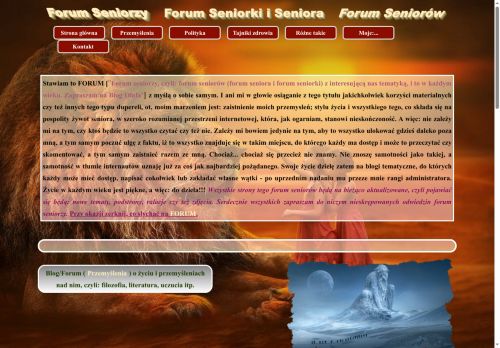 Forum seniorów i seniorek