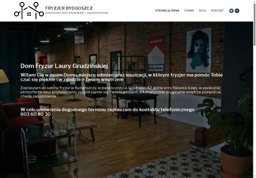 Fryzjer Laura Grudzińska zaprasza do Domu Fryzur