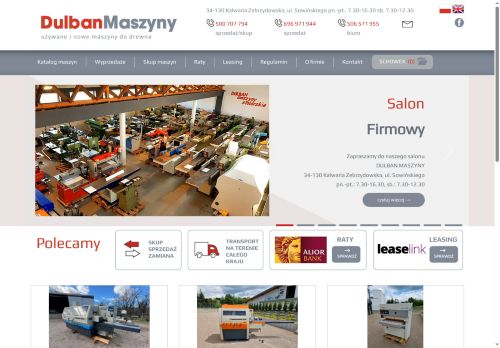 Sprzedaż, skup, kupno maszyn stolarskich