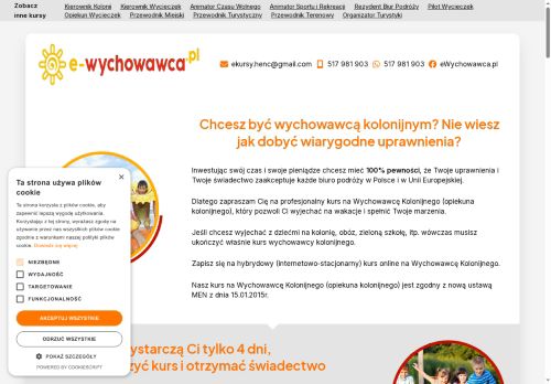 E Wychowawca kursy
